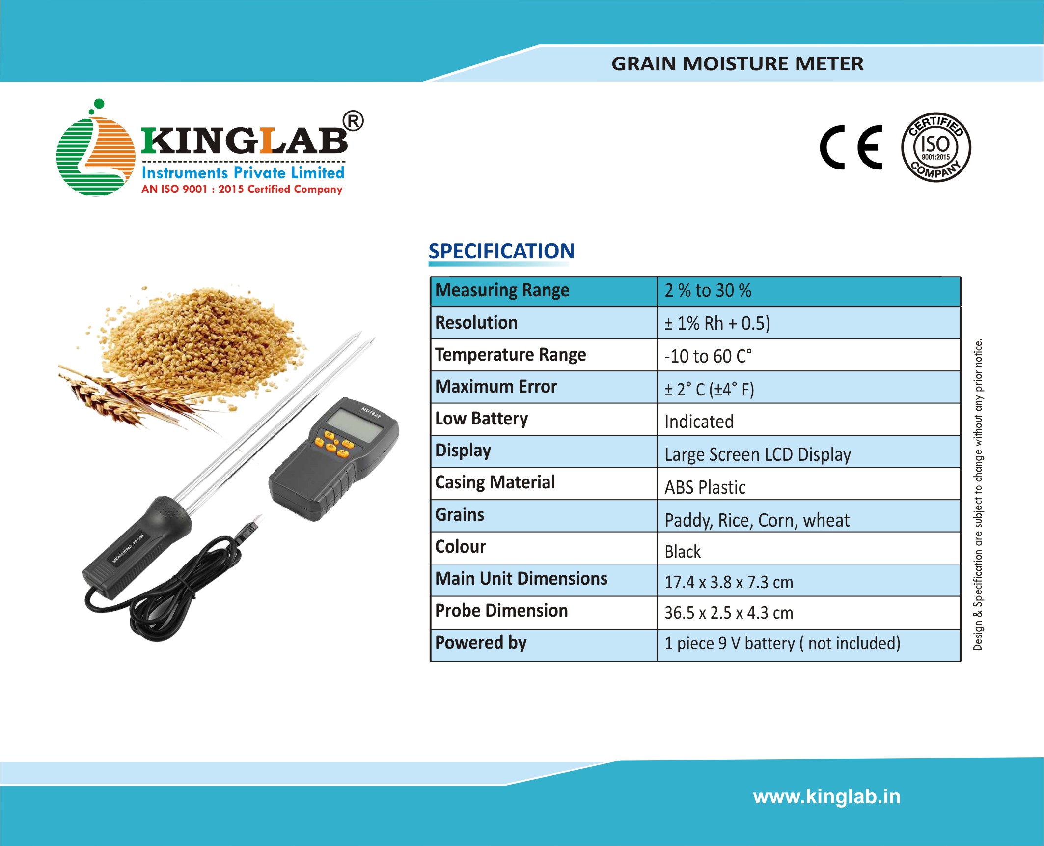 Grain Moisture Meter Hs Code India at Kathryn Allard blog